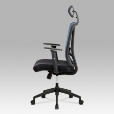 Kancelářská židle Demian, modrá - 4