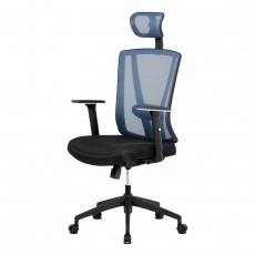 Kancelářská židle Demian, modrá - 1