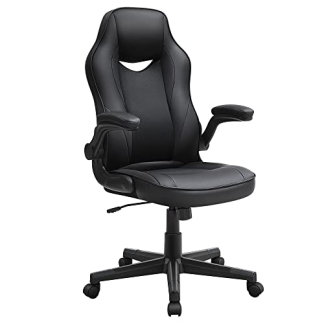 Kancelářská židle Demise, syntetická kůže, černá