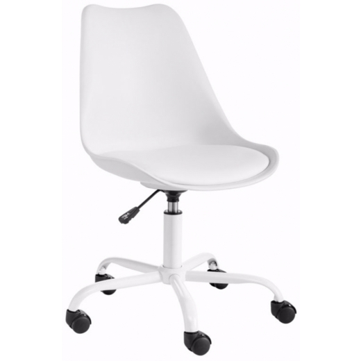 Kancelářská židle Denny, bílá - 1