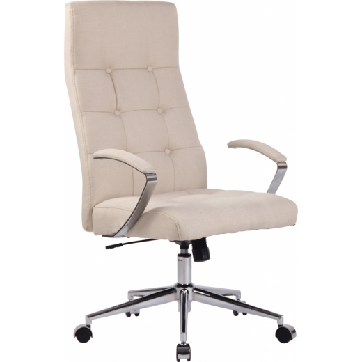 Kancelářská židle Donna, krémová - 1