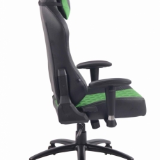 Kancelářská židle Duran, černá / zelená - 3