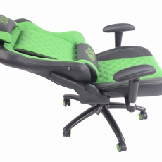 Kancelářská židle Duran, černá / zelená - 6