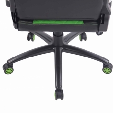Kancelářská židle Duran, černá / zelená - 7