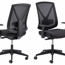 Kancelářská židle Ebbe, černá - 7