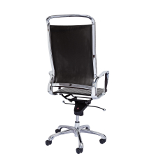 Kancelářská židle Ell HB, syntetická kůže, černá - 2