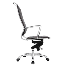 Kancelářská židle Ell HB, syntetická kůže, černá - 4
