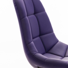Kancelářská židle Emil,  syntetická kůže, fialová - 7
