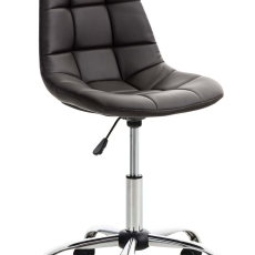 Kancelářská židle Emil, syntetická kůže, hnědá - 8