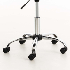 Kancelářská židle Emil, syntetická kůže, taupe - 8