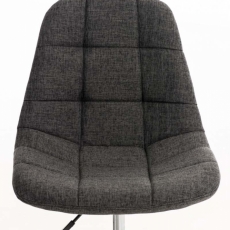 Kancelářská židle Emil, textil, tmavě šedá - 6
