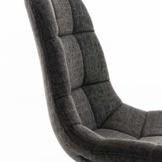 Kancelářská židle Emil, textil, tmavě šedá - 7