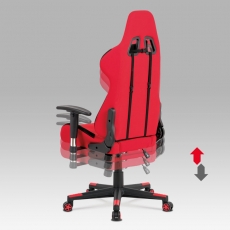 Kancelářská židle Esai, červená - 4