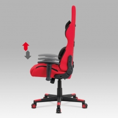 Kancelářská židle Esai, červená - 8