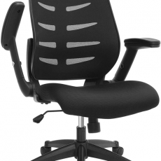 Kancelářská židle Evelyn, černá  - 7