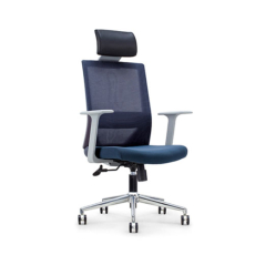 Kancelářská židle FEDO HB, textil, tmavě modrá - 1
