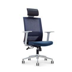 Kancelářská židle FEDO HB, textil, tmavě modrá