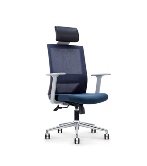 Kancelářská židle FEDO HB, textil, tmavě modrá