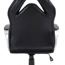 Kancelářská židle Foxton, syntetická kůže, hnědá - 5