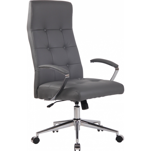 Kancelářská židle Fynn, tmavě šedá - 1