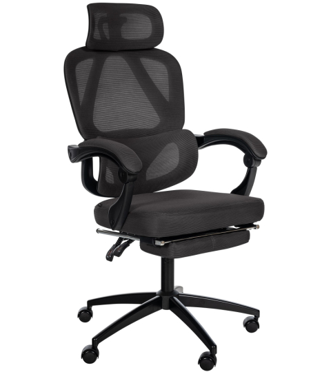 Kancelářská židle Gander, textil, černá