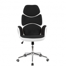 Kancelářská židle Gerda, textilní potahovina, černá - 2