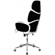 Kancelářská židle Gerda, textilní potahovina, černá - 5