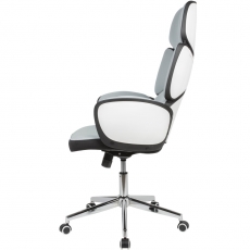 Kancelářská židle Gerda, textilní potahovina, šedá - 4