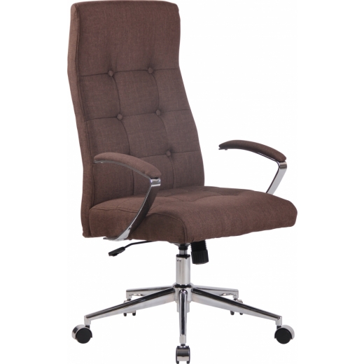 Kancelářská židle Gisela, hnědá - 1
