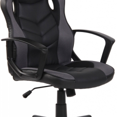 Kancelářská židle Glendale, černá / černá - 1