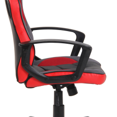 Kancelářská židle Glendale, černá / červená - 1