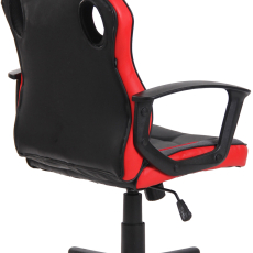 Kancelářská židle Glendale, černá / červená - 4