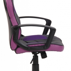 Kancelářská židle Glendale, černá / fialová - 2