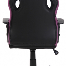 Kancelářská židle Glendale, černá / fialová - 4