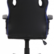 Kancelářská židle Glendale, černá / modrá - 4
