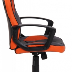 Kancelářská židle Glendale, černá / oranžová - 2