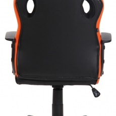 Kancelářská židle Glendale, černá / oranžová - 4