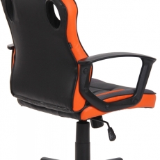 Kancelářská židle Glendale, černá / oranžová - 5