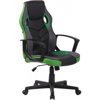 Kancelářská židle Glendale, černá / zelená