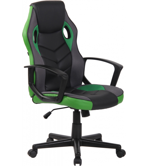 Kancelářská židle Glendale, černá / zelená