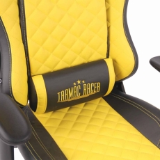 Kancelářská židle Gregory, černá / žlutá - 4