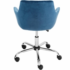 Kancelářská židle Gurin, modrá - 4