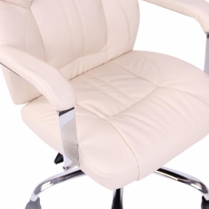 Kancelářská židle Gylen, krémová - 6
