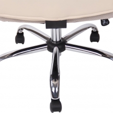 Kancelářská židle Gylen, krémová - 7