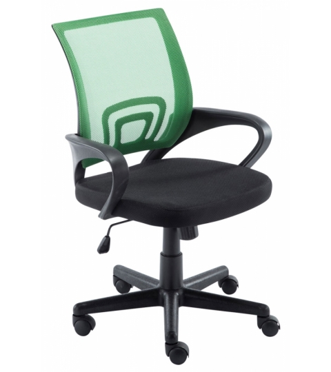 Kancelářská židle Hanna, černá / zelená