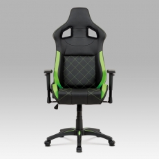 Kancelářská židle Hugh, černá / zelená - 20