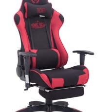 Kancelářská židle Ilona, černá / červená - 1