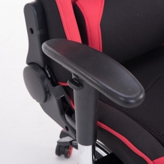Kancelářská židle Ilona, černá / červená - 6