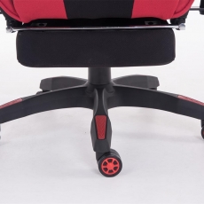 Kancelářská židle Ilona, černá / červená - 8