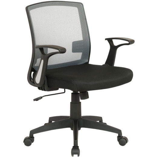 Kancelářská židle Irena, černá / šedá - 1